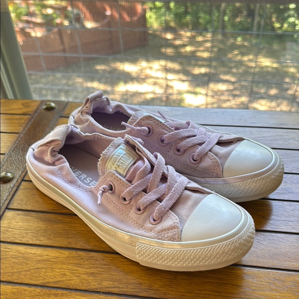 Converse Light Pink Low-Top Sneakers